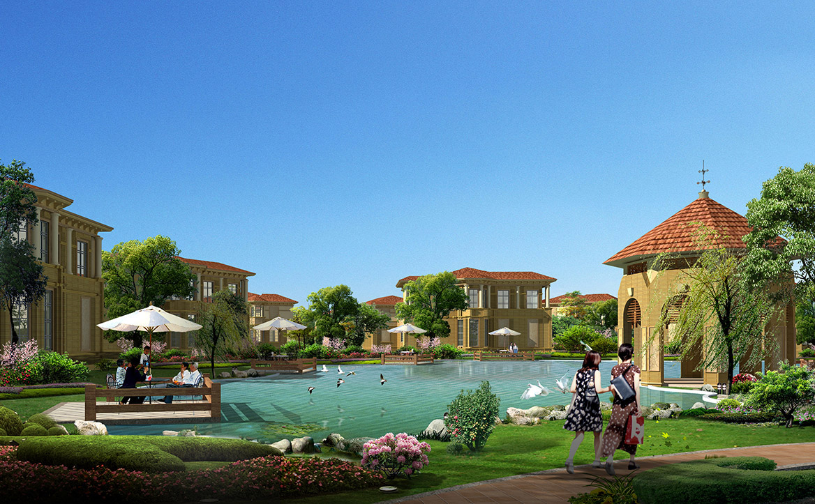 園林景觀設計水景圖片