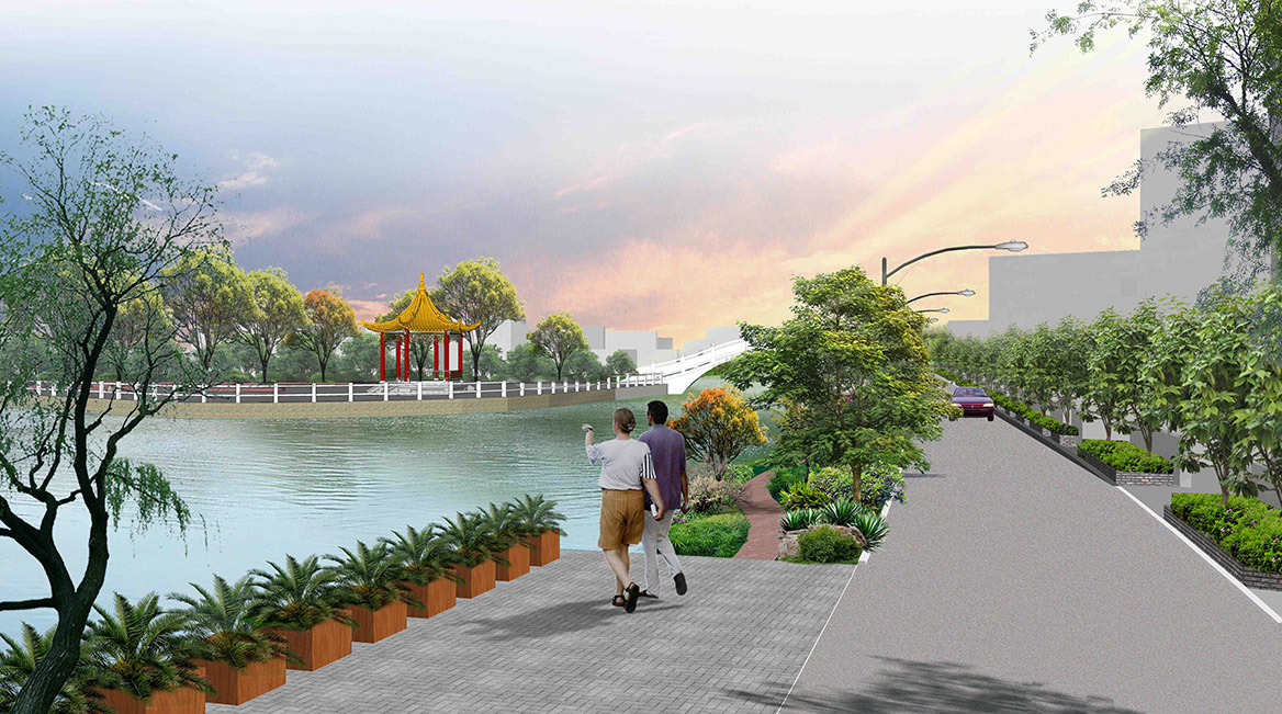 洪梅鎮(zhèn)洪屋渦村美麗幸福村居建設(shè)行動計(jì)劃項(xiàng)目效果圖1