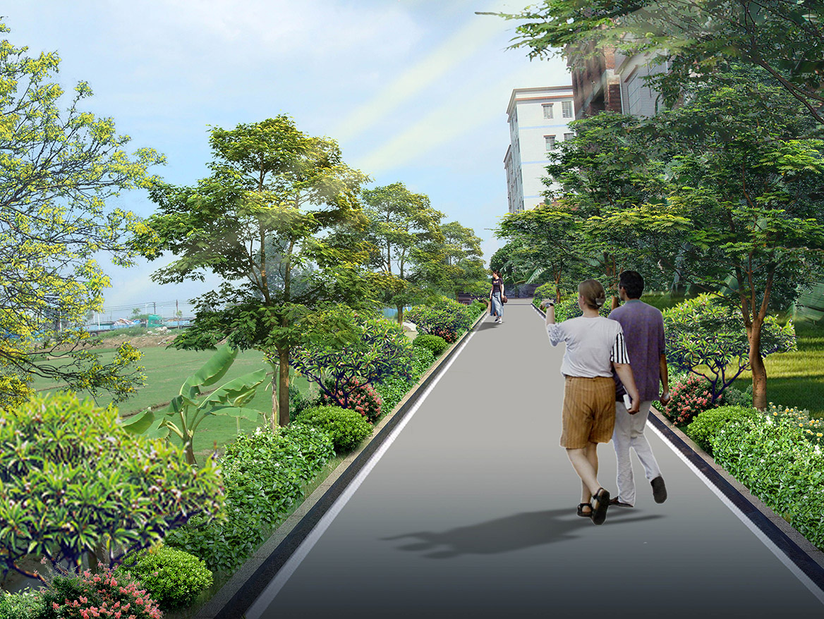 洪梅鎮(zhèn)洪屋渦村美麗幸福村居建設(shè)行動計(jì)劃項(xiàng)目效果圖7