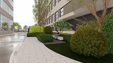 現代生態(tài)工業(yè)園不同區(qū)域景觀設計手法