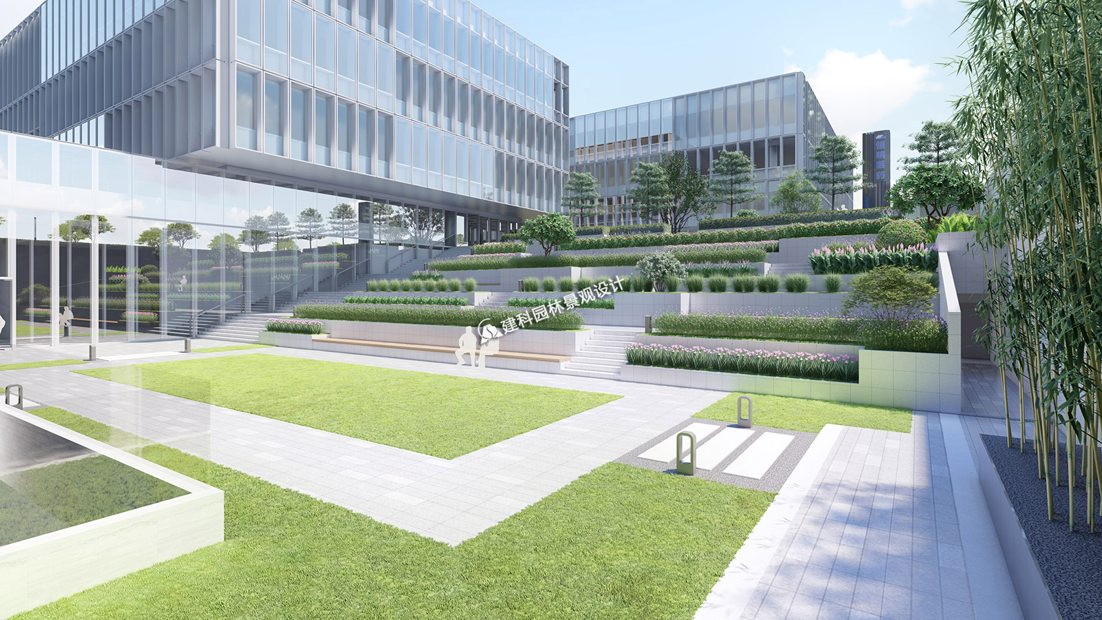 淺談商務(wù)辦公區(qū)景觀設(shè)計要注意的幾點