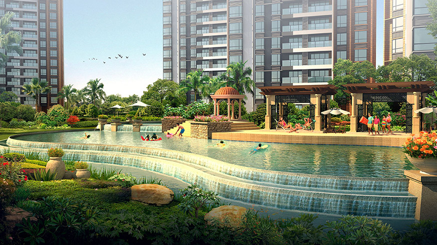 東莞萬科香樹麗舍小區(qū)景觀設計方案