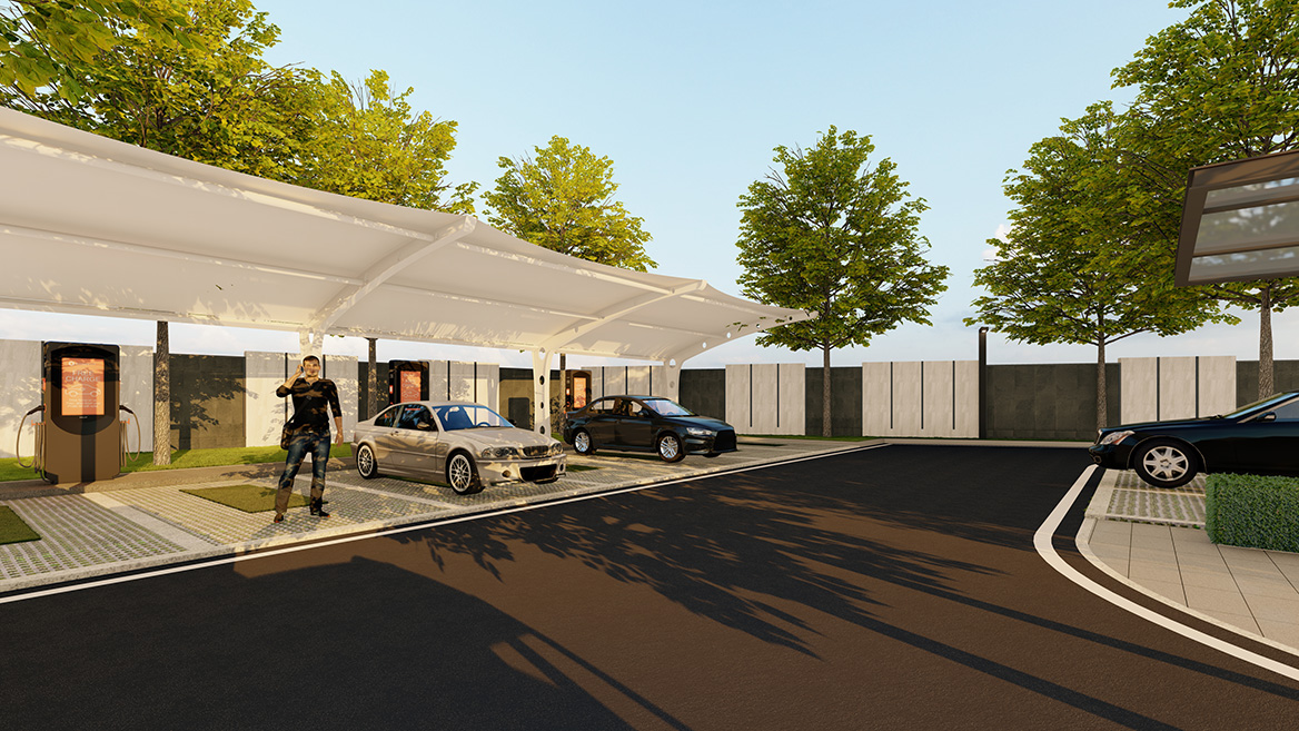 科技公司景觀設(shè)計效果圖3