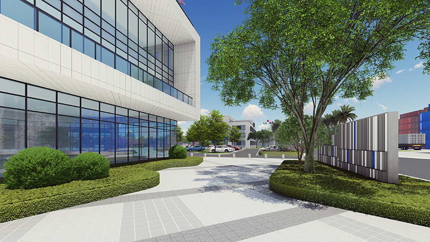 工業(yè)園區(qū)辦公生活區(qū)景觀設(shè)計(jì)