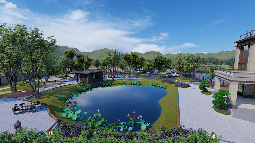 別墅區(qū)景觀設計