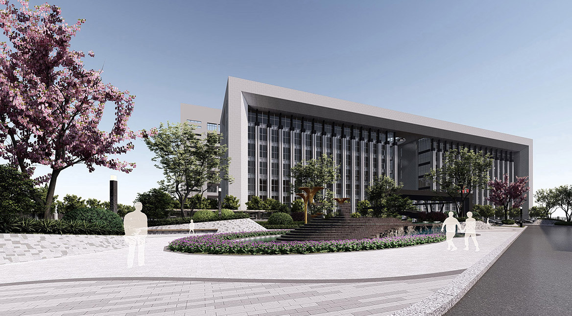 智能產(chǎn)業(yè)園景觀設(shè)計圖4