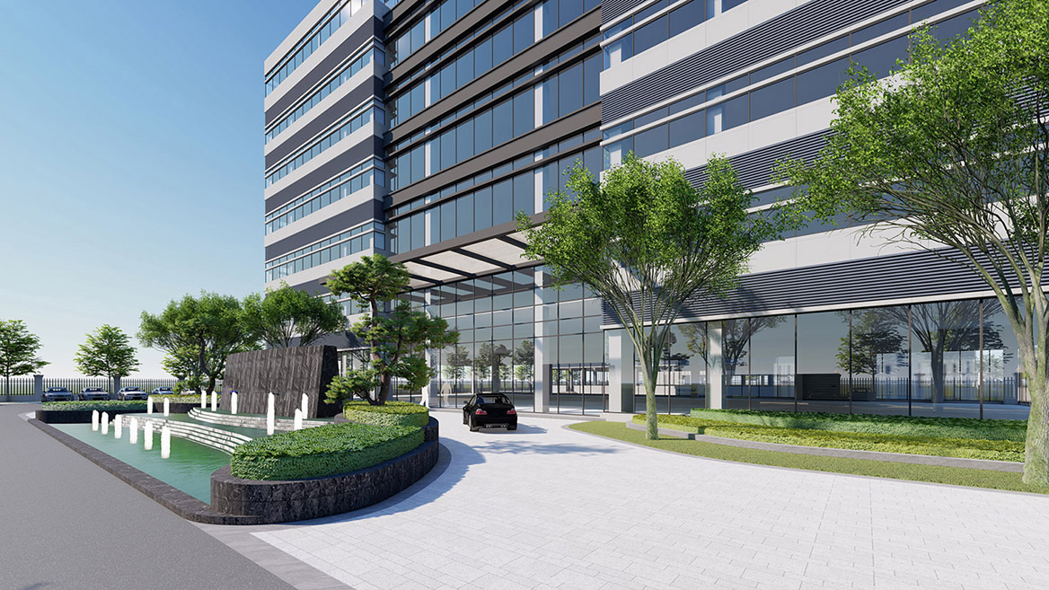 科技公司廠區(qū)景觀設(shè)計(jì)1